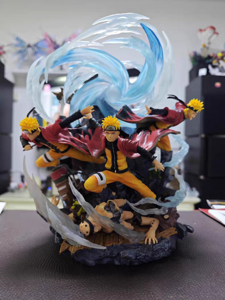 Naruto Flowing Wind Naruto Exclusive Limited GK Figure 30CM Height Light-Up In‑Stock Collectible Statue