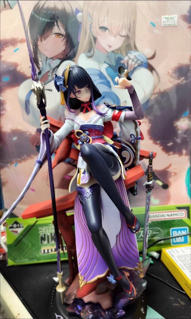 Genshin Impact Raiden Shogun Plane of Euthymia GK Figure 32CM Matte Finish In‑Stock Statue