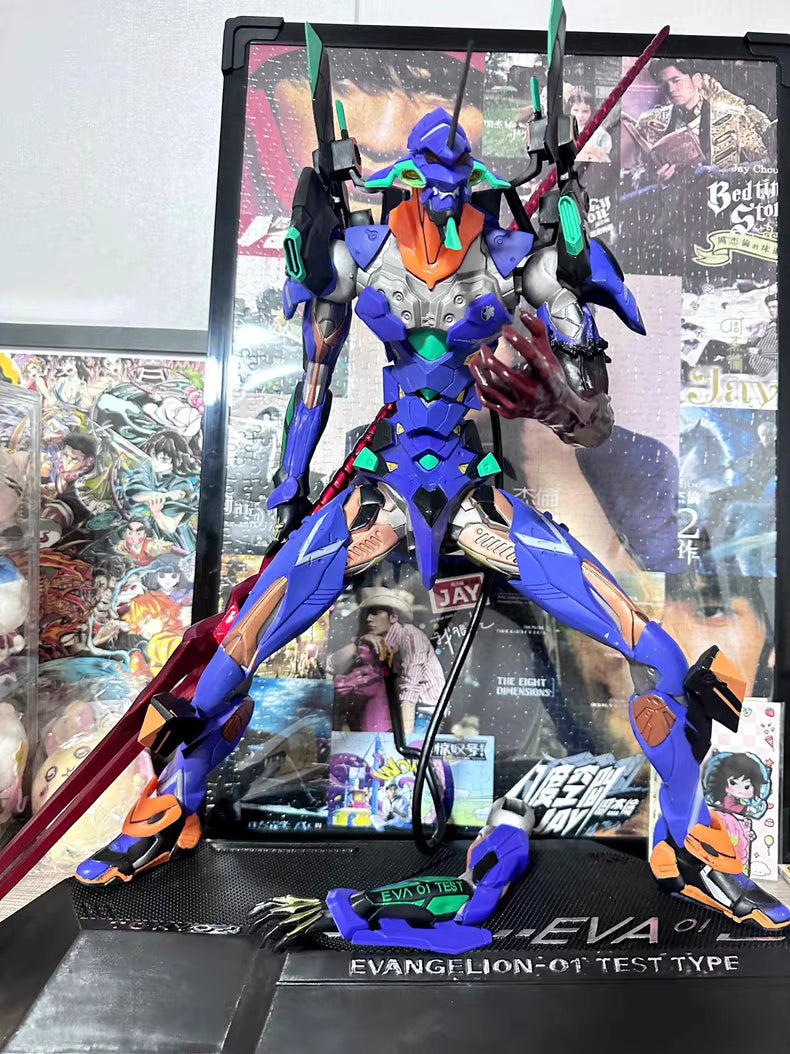 EVA Neon Genesis Evangelion Unit‑01 GK Figure 65CM Large Light‑Up In‑Stock Statue Gift