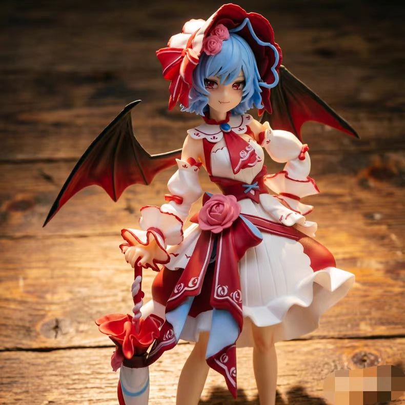 Touhou Project Remilia Scarlet Dress Ver. GK Figure 25CM In‑Stock Anime Statue
