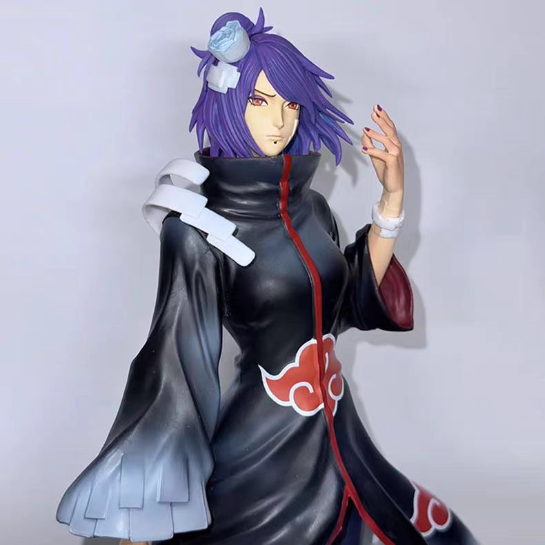 Naruto Akatsuki Konan Miracle Series GK Figure 38CM In‑Stock Statue Gift