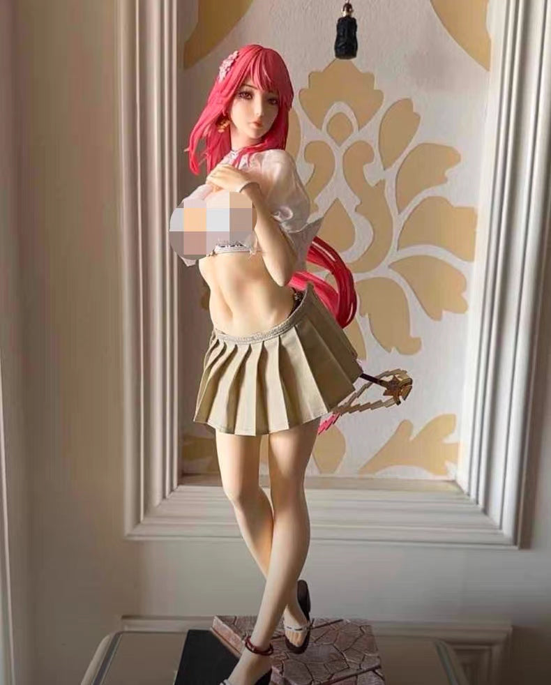 Genshin Impact FA Yae Miko Swimsuit GK Figure 45CM Matte Finish In‑Stock Desk Statue Gift
