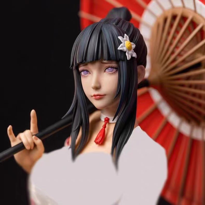 Naruto Hinata Hyuga Kimono GK Figure 60CM In‑Stock Tabletop Collectible Statue