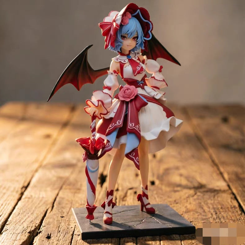 Touhou Project Remilia Scarlet Dress Ver. GK Figure 25CM In‑Stock Anime Statue