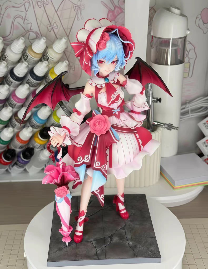 Touhou Project Remilia Scarlet Dress Ver. GK Figure 25CM In‑Stock Anime Statue