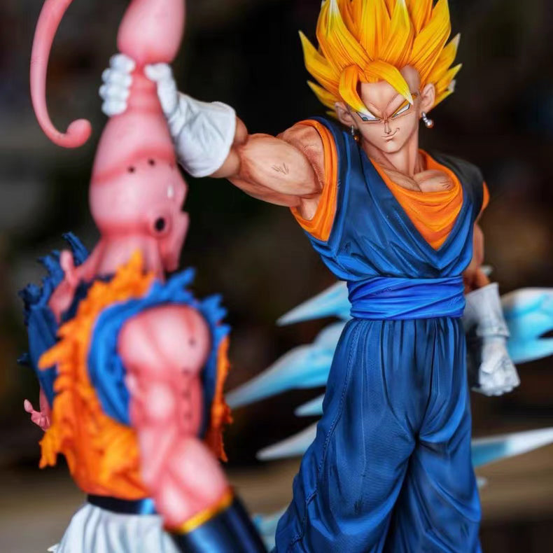 Dragon Ball YS Vegetto Vs Buu GK Figure 32CM Double‑Head Sculpt Scene In‑Stock Statue Gift