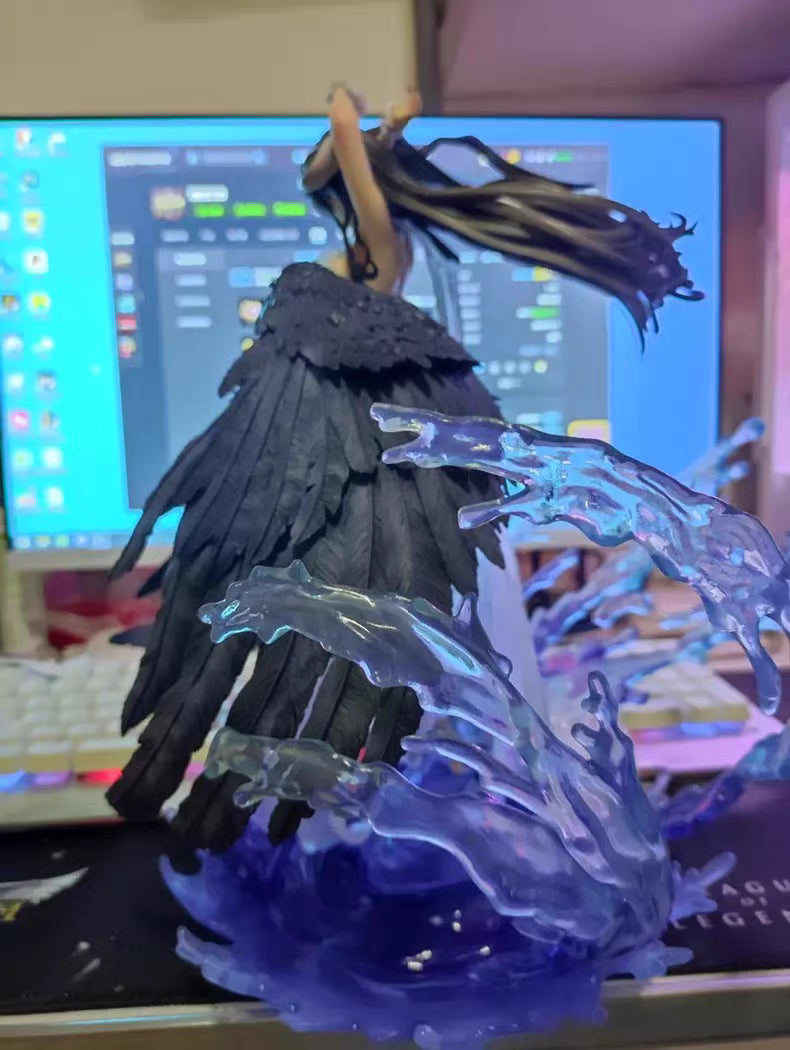 Overlord Albedo Swimsuit Deluxe Full Version GK Figure 35CM Luxury Base In‑Stock Statue