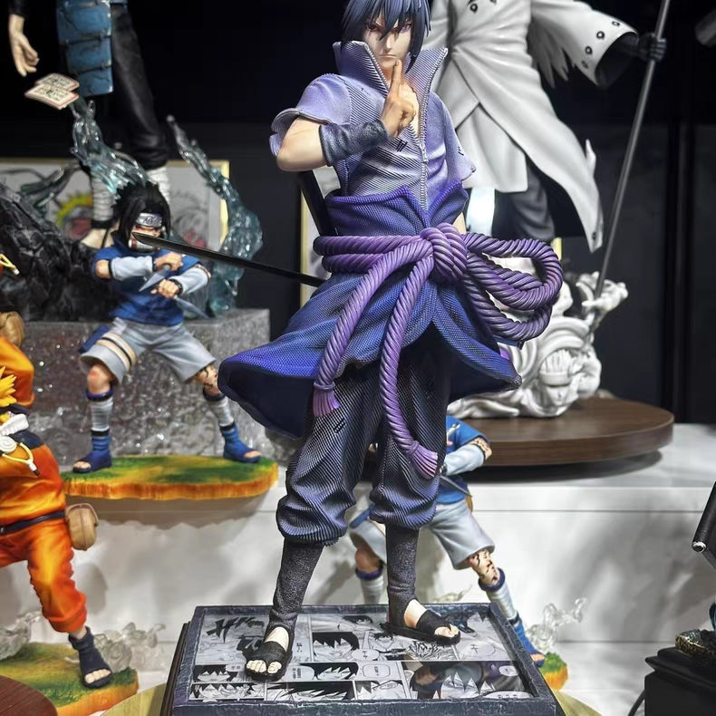 Naruto Nirvana Sasuke S+ Limited GK Figure 35CM With Base Matte Full Paint In‑Stock Collectible Statue