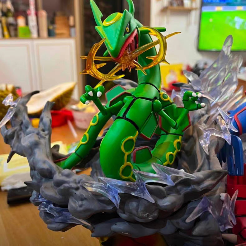 Pokemon Hoenn Trio Legendary GK Figure 36CM Light‑Up Scene Statue Upgraded Version In‑Stock
