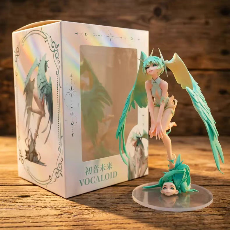 Hatsune Miku Aurora Ver. GK Figure 25CM Swap Face Sculpt In‑Stock Desk Statue Gift