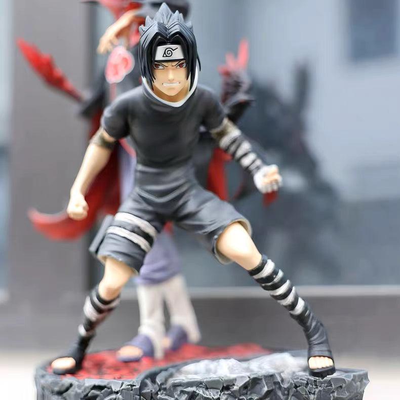Naruto Muse Sasuke & Itachi Bond Series GK Figure 25‑30CM With Diamond Base Full Paint First Batch In‑Stock Statue