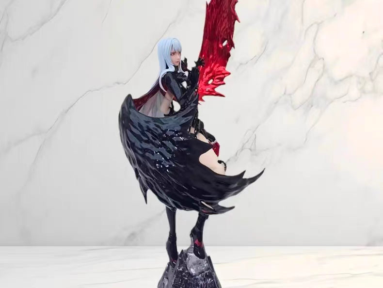 Digimon FA Angewomon & LadyDevimon 8‑Wing Angel VS 2‑Wing Demon GK Figure LadyDevimon 35CM Matte Finish In‑Stock Statue