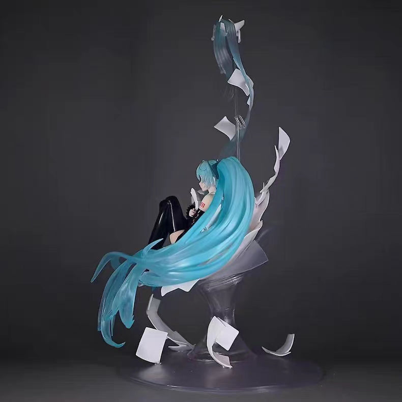 Hatsune Miku Large‑Stock Real Shot GK Figure 38CM In‑Stock Popular Statue Gift
