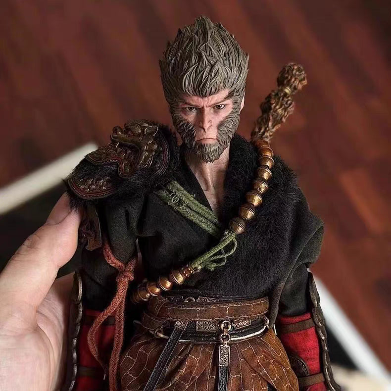 Black Myth Wukong 1:1 Replica Statue With Base & Exchangeable Hands Premium Version In‑Stock Collectible Figure