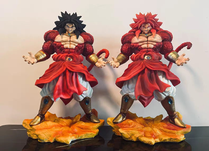 Dragon Ball JT Statue Brother QC Super Four Broly Resin GK Figure 50CM Black & Red Hair 2‑Versions In‑Stock Statue