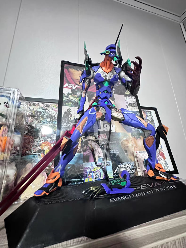 EVA Neon Genesis Evangelion Unit‑01 GK Figure 65CM Large Light‑Up In‑Stock Statue Gift