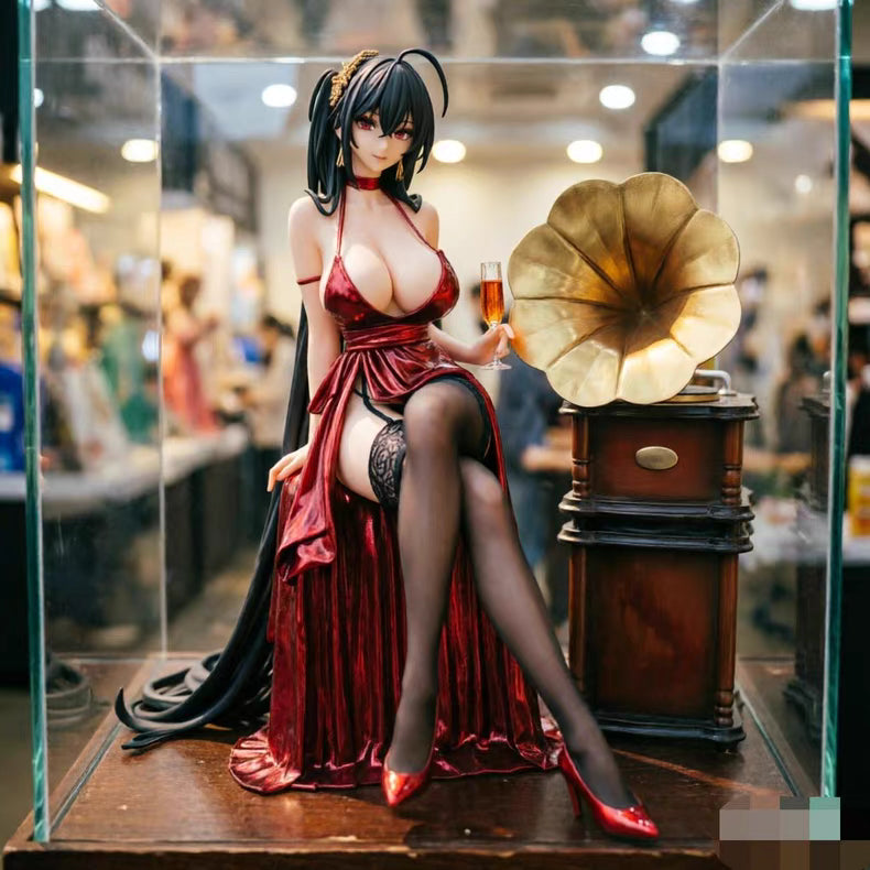 Azur Lane UP Factory 2.0 Taihou Gramophone Dress 1/7 Sitting GK Figure In‑Stock Statue