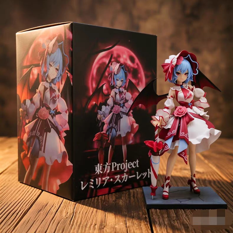 Touhou Project Remilia Scarlet Dress Ver. GK Figure 25CM In‑Stock Anime Statue