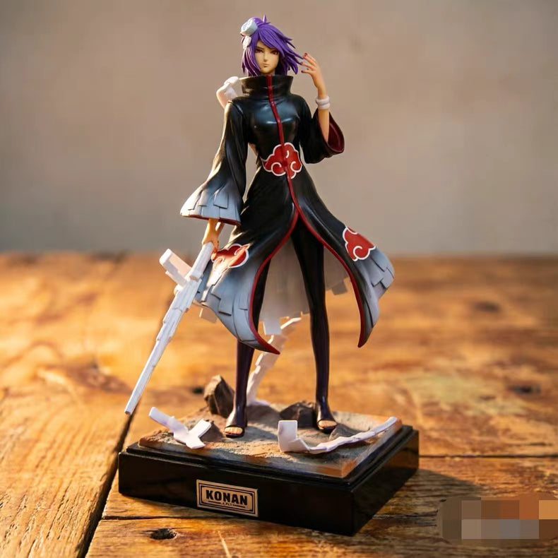 Naruto Akatsuki Konan Miracle Series GK Figure 38CM In‑Stock Statue Gift