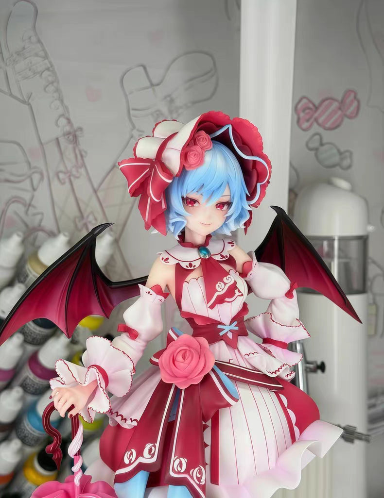 Touhou Project Remilia Scarlet Dress Ver. GK Figure 25CM In‑Stock Anime Statue
