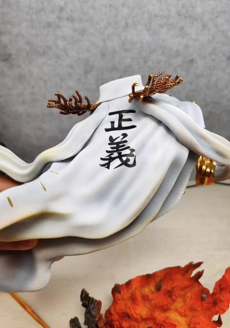 One Piece LZ Kizaru S+ High Grade GK Figure 32CM Light‑Up Effect Parts Matte Full Paint In‑Stock Collectible Statue