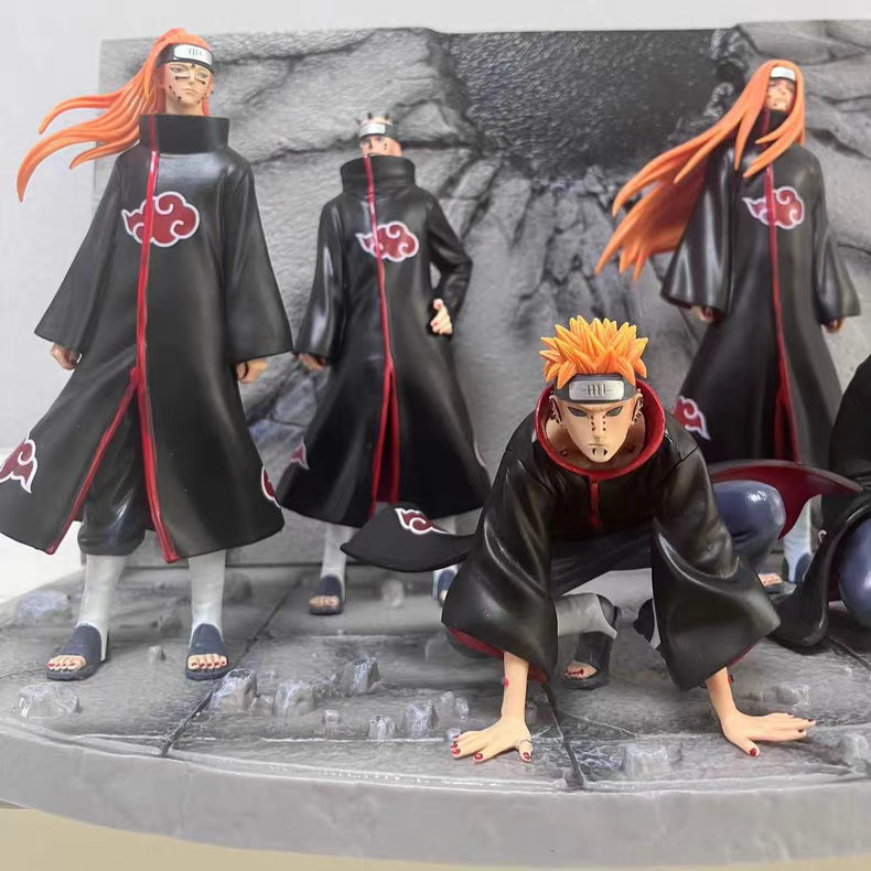Naruto Dream Six Paths Pain GK Figure With Large Base 35CM Total Height 4.5Kg In‑Stock Collectible Statue
