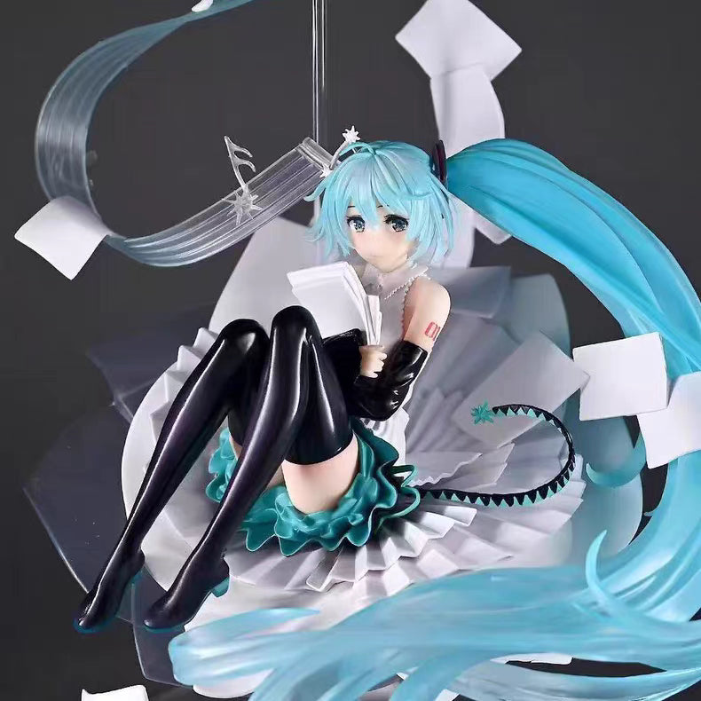 Hatsune Miku Large‑Stock Real Shot GK Figure 38CM In‑Stock Popular Statue Gift