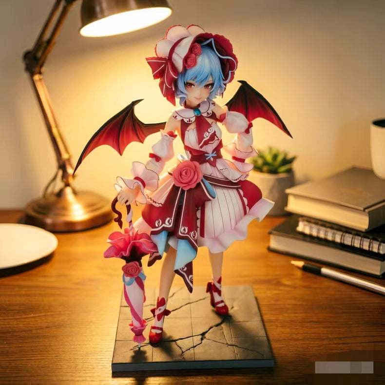 Touhou Project Remilia Scarlet Dress Ver. GK Figure 25CM In‑Stock Anime Statue