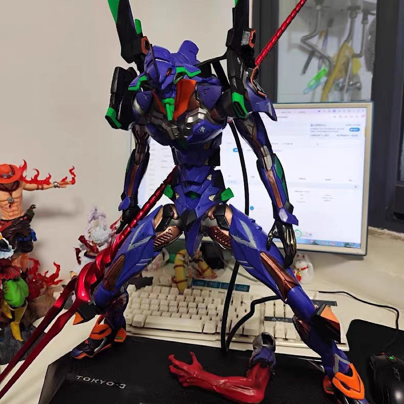 EVA Neon Genesis Evangelion Unit‑01 GK Figure 65CM Large Light‑Up In‑Stock Statue Gift