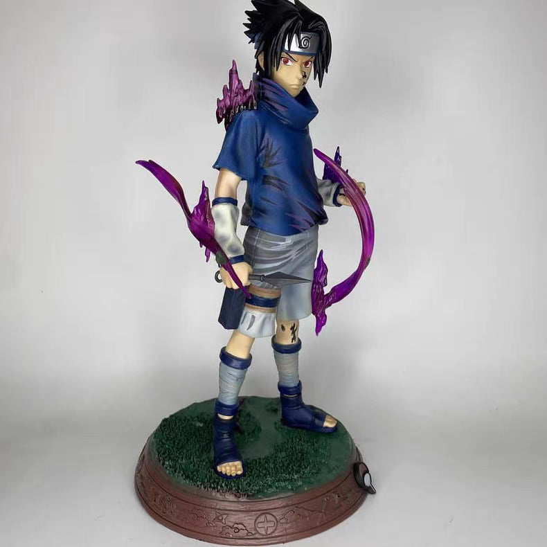 Naruto Uchiha Sasuke Curse Mark Resonance Series GK Figure 40CM Matte Full Paint In‑Stock Statue