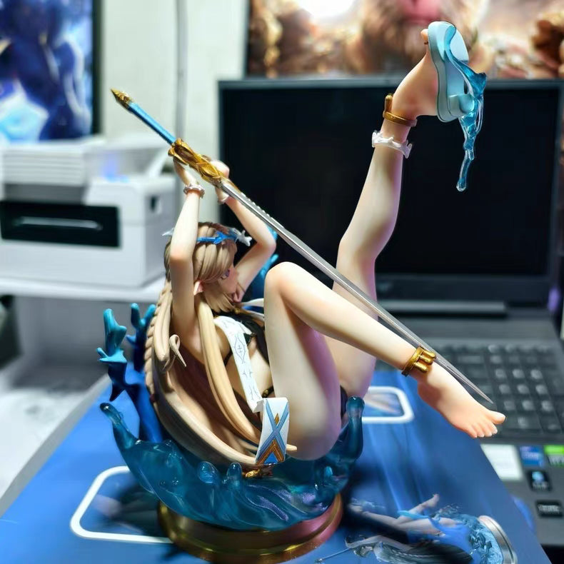 Wuthering Waves Swimsuit Catixia S+ Deluxe GK Figure 28CM Limited In‑Stock Statue Gift