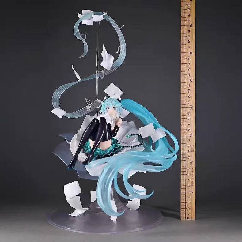 Hatsune Miku Large‑Stock Real Shot GK Figure 38CM In‑Stock Popular Statue Gift