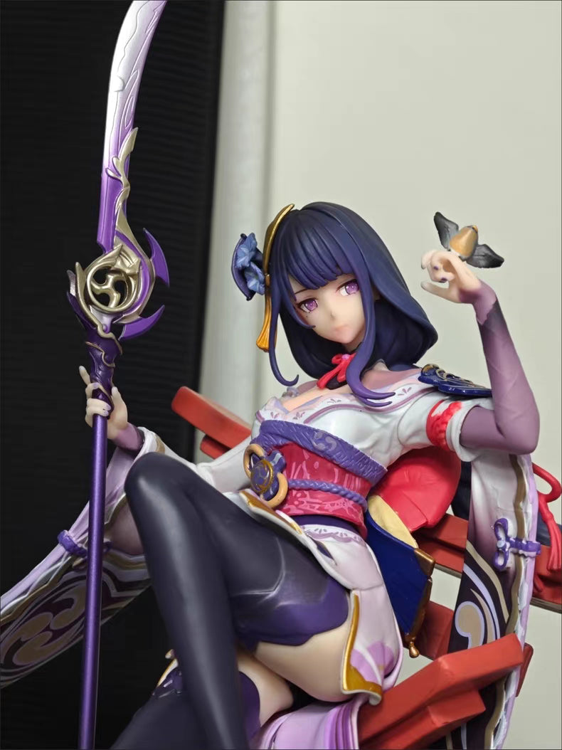 Genshin Impact Raiden Shogun Plane of Euthymia GK Figure 32CM Matte Finish In‑Stock Statue