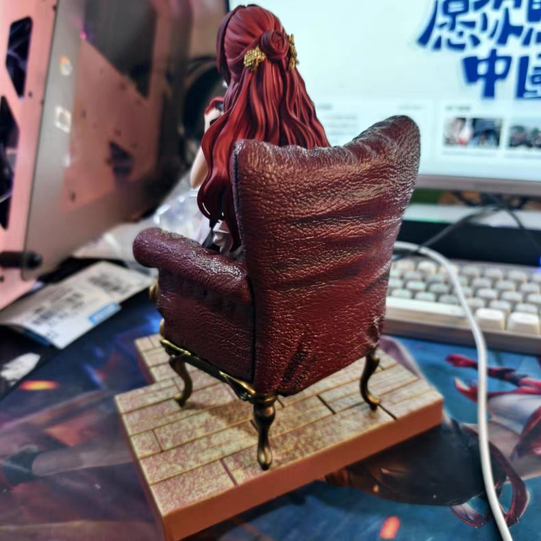 Honkai: Star Rail Himeko Sitting With Sofa Base GK Figure 24CM In‑Stock Statue Gift