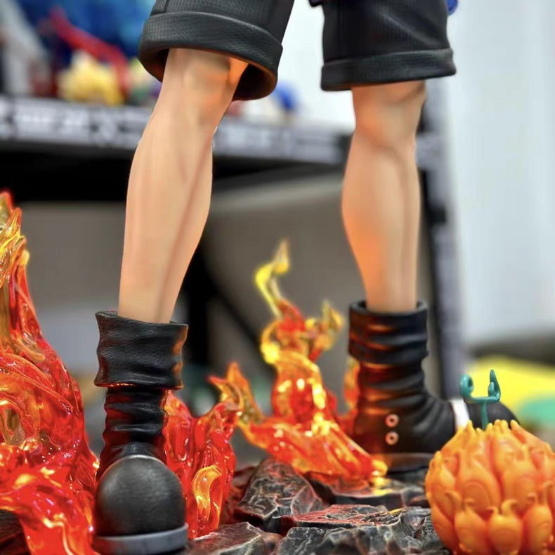 One Piece JT Studio Dream Ace By Statue Brother GK Figure 70CM Double Head Sculpt Multi-Position Light-Up Matte Finish In-Stock Statue