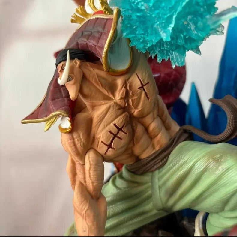 One Piece Whitebeard Vientiane Resonance GK Figure 40CM Light‑Up Base In‑Stock Statue