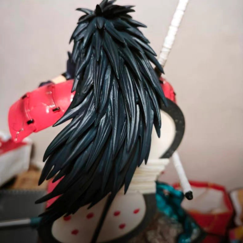 Naruto Unknown Association Edo Tensei Uchiha Madara GK Figure 32CM Light‑Up Base In‑Stock Statue Gift