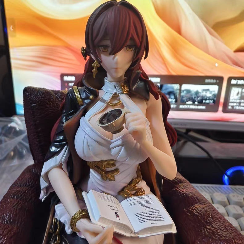 Honkai: Star Rail Himeko Sitting With Sofa Base GK Figure 24CM In‑Stock Statue Gift