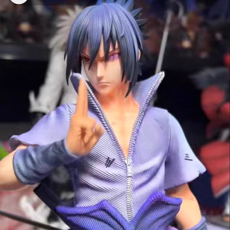 Naruto Nirvana Sasuke S+ Limited GK Figure 35CM With Base Matte Full Paint In‑Stock Collectible Statue