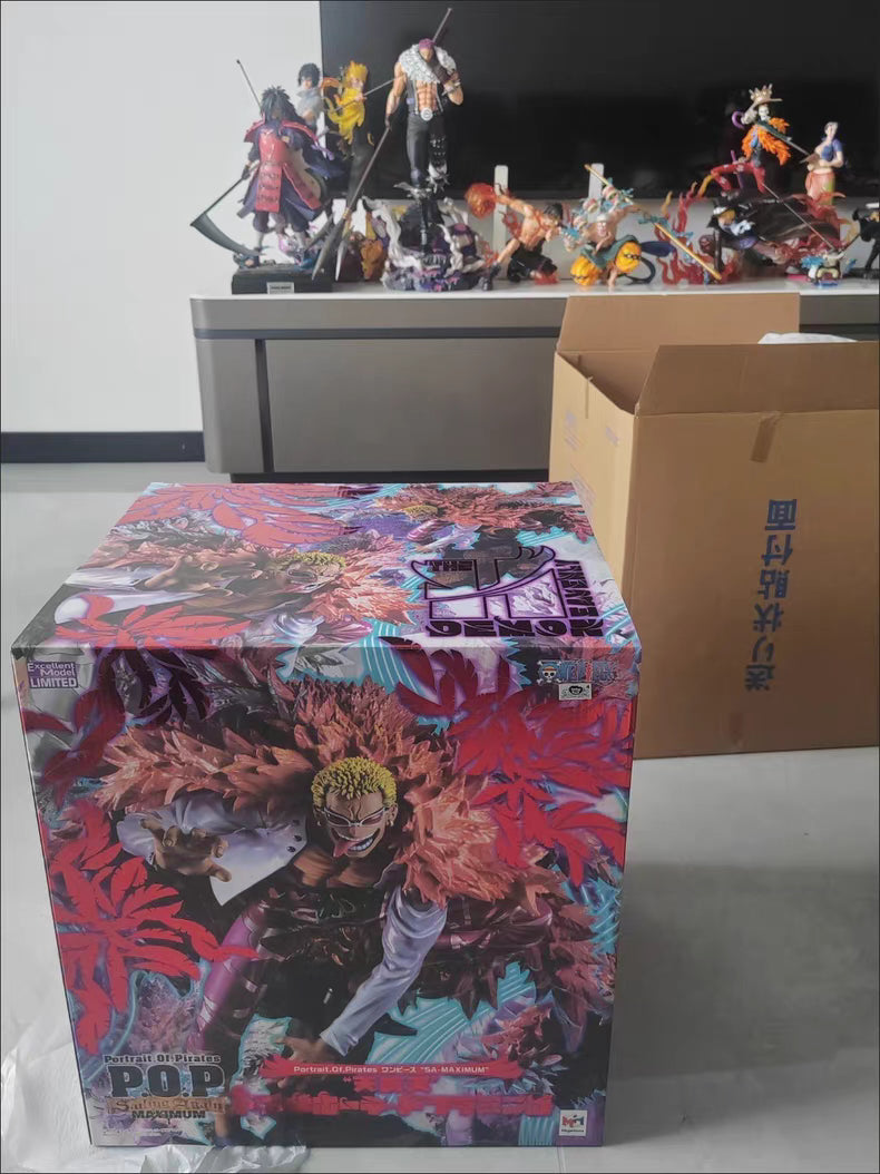 One Piece POP‑MAX Donquixote Doflamingo GK Figure 35CM Top‑Tier Version In‑Stock Statue