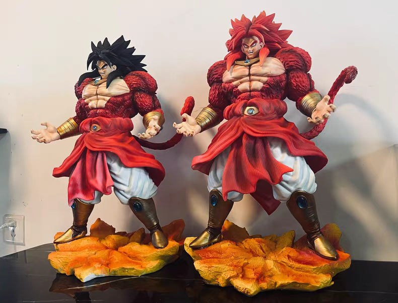Dragon Ball JT Statue Brother QC Super Four Broly Resin GK Figure 50CM Black & Red Hair 2‑Versions In‑Stock Statue