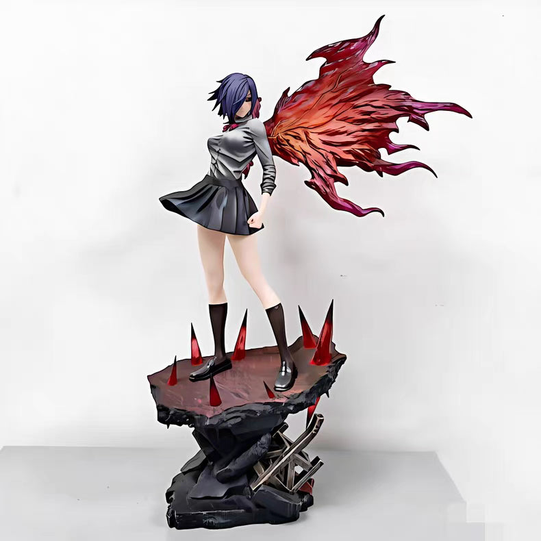 Tokyo Ghoul Touka Kirishima Rabbit GK Figure 36CM 2‑Face‑Sculpt In‑Stock Collectible Statue