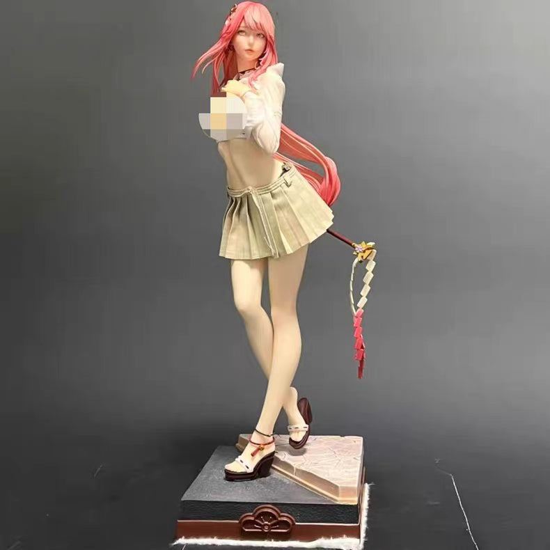 Genshin Impact FA Yae Miko Swimsuit GK Figure 45CM Matte Finish In‑Stock Desk Statue Gift