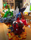 Pokemon Hoenn Trio Legendary GK Figure 36CM Light‑Up Scene Statue Upgraded Version In‑Stock