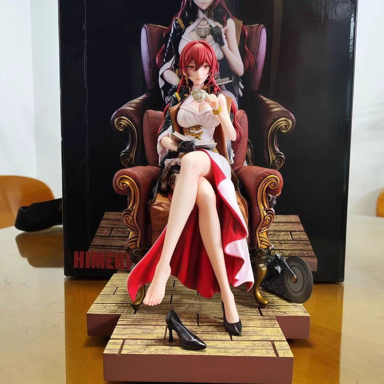 Honkai: Star Rail Himeko Sitting With Sofa Base GK Figure 24CM In‑Stock Statue Gift