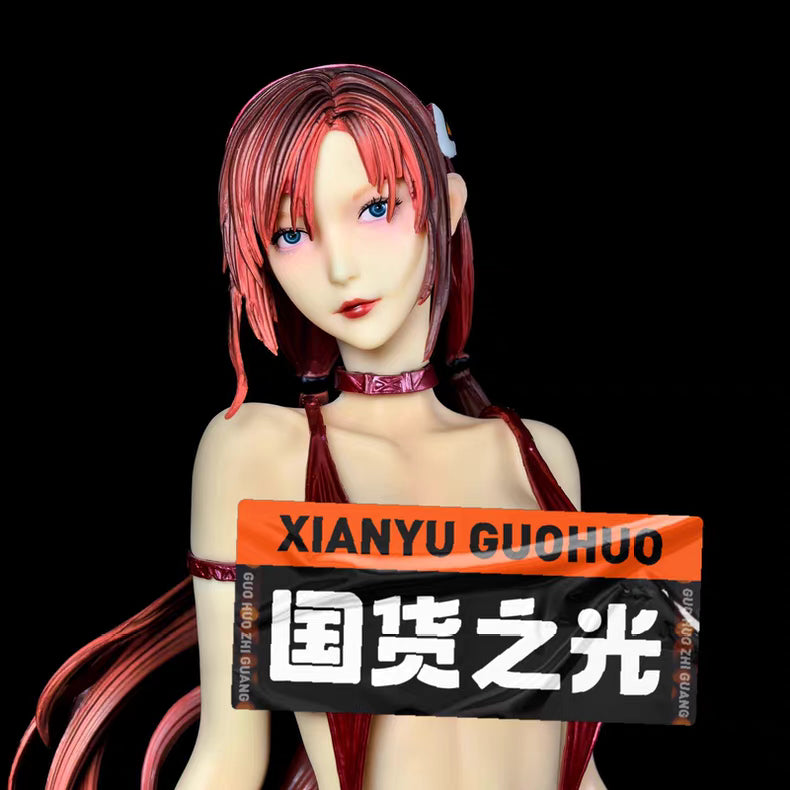 Neon Genesis Evangelion Mari Makinami FA Swimsuit Series GK Figure 45CM In‑Stock Statue
