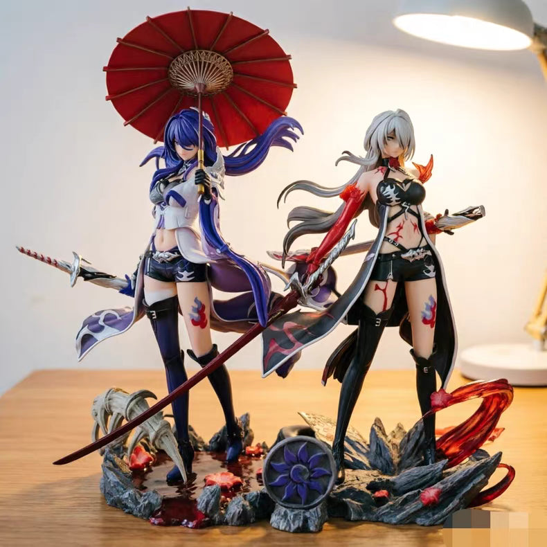 Honkai Star Rail Acheron A‑B Versions Limited GK Figure 32CM Scene In‑Stock Statue Gift