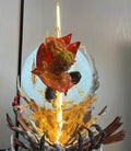 Demon Slayer Zenitsu Agatsuma Thunder Flash GK Figure 50CM Light‑Up In‑Stock Large Statue