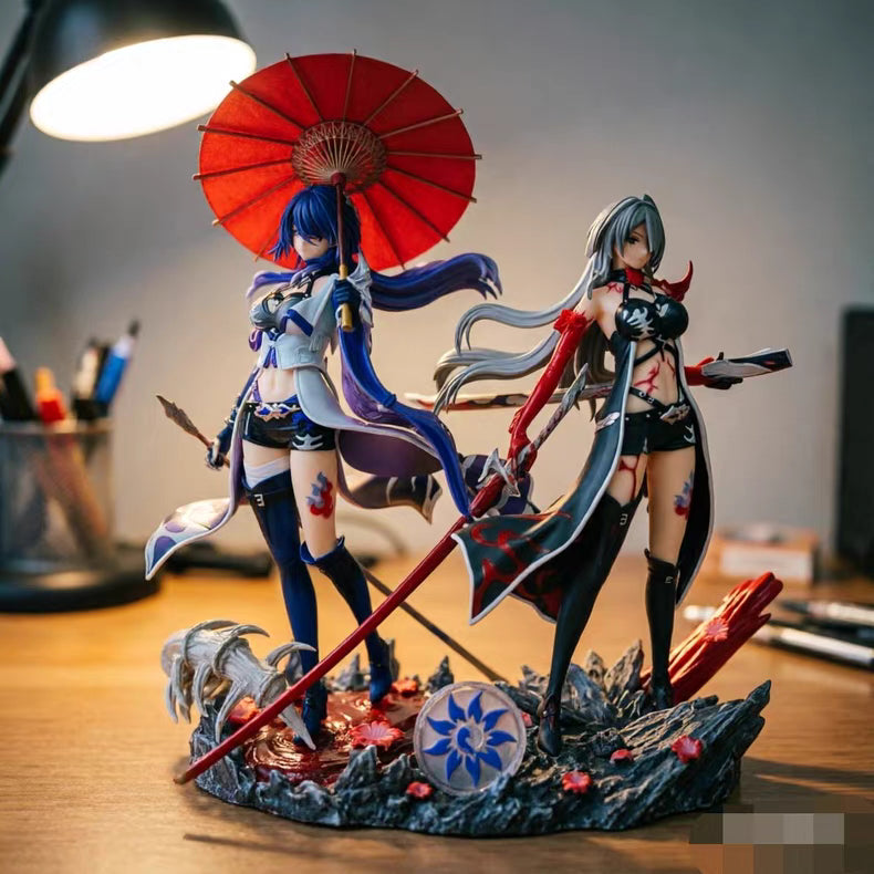 Honkai Star Rail Acheron A‑B Versions Limited GK Figure 32CM Scene In‑Stock Statue Gift