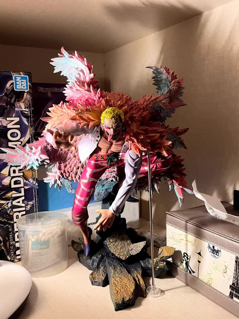 One Piece POP‑MAX Donquixote Doflamingo GK Figure 35CM Top‑Tier Version In‑Stock Statue